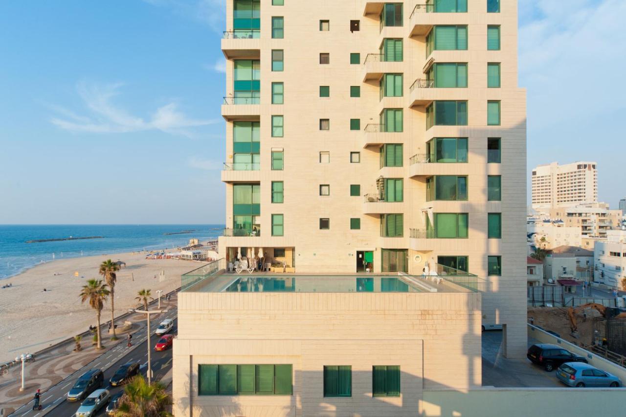 Chic 3Br Apt W Sauna & Parking On The Beach By Sea N' Rent Tel Aviv Eksteriør billede